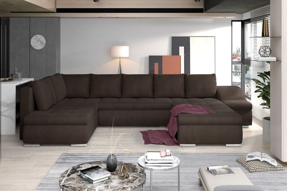 London U shaped sofa bed with storage M29