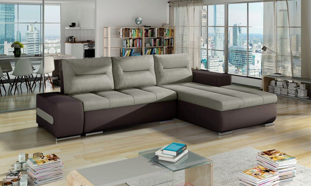 Luton corner sofa bed with storage S13/S66