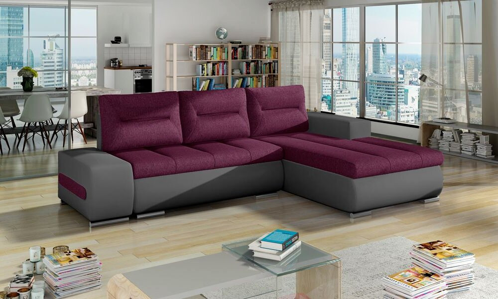 Luton corner sofa bed with storage L68/S29