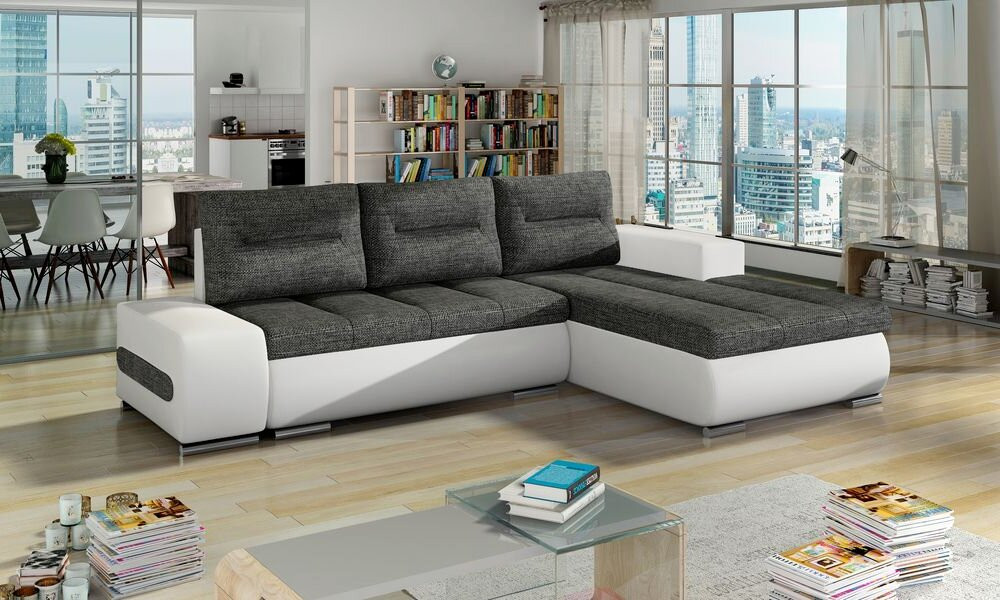 Luton corner sofa bed with storage S05/S17