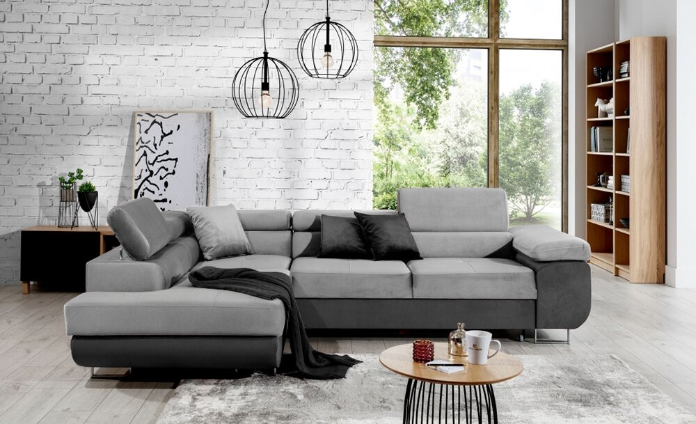 Manchester corner sofa bed with storage M84/M97
