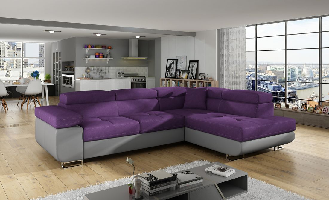 Manchester corner sofa bed with storage L65/S29