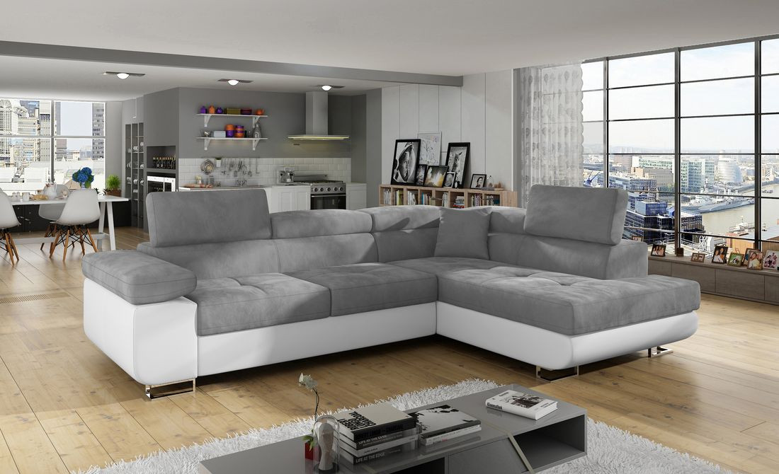 Manchester corner sofa bed with storage P05/S17