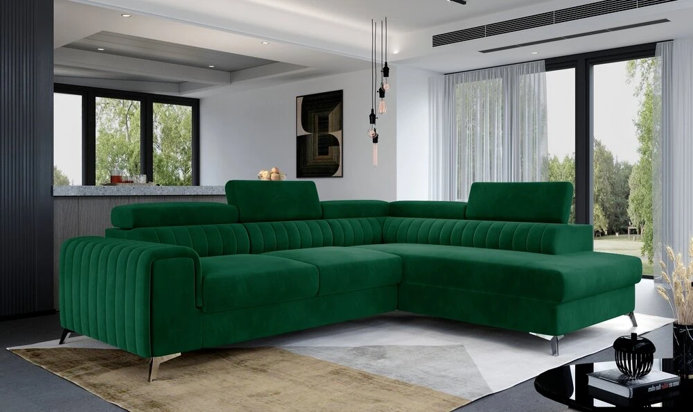 York corner sofa bed with storage M37