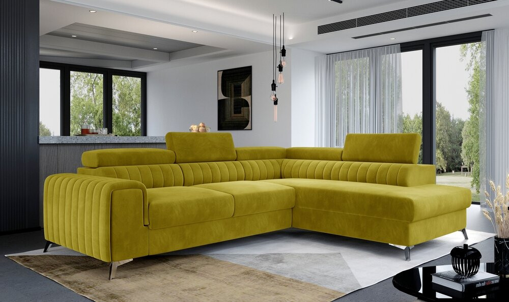 York corner sofa bed with storage M48
