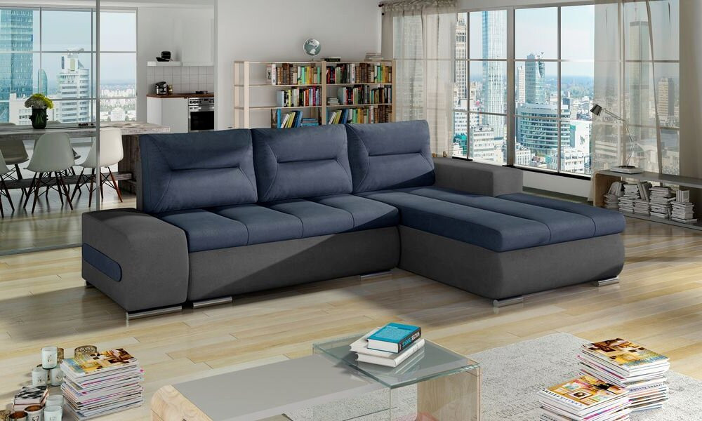 Luton corner sofa bed with storage S76/S93