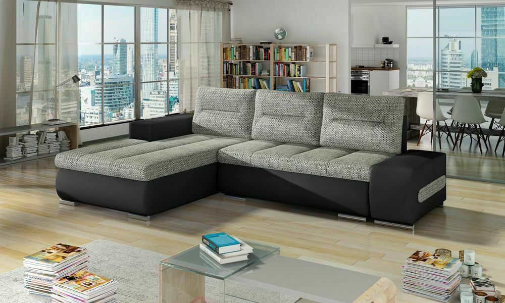 Luton corner sofa bed with storage B01/S11