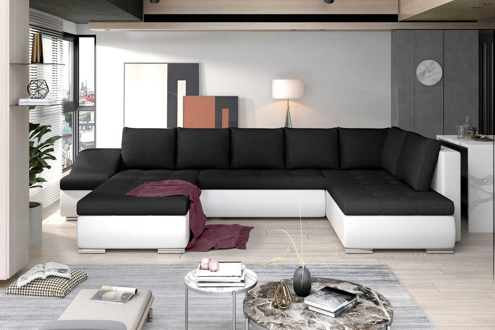 London U shaped sofa bed with storage S14/S17