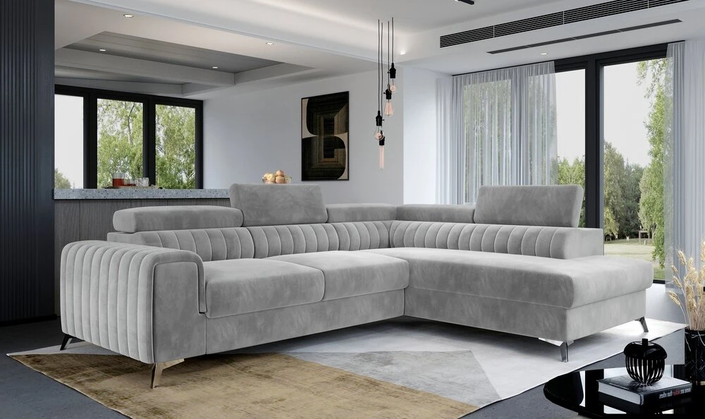 York corner sofa bed with storage P05