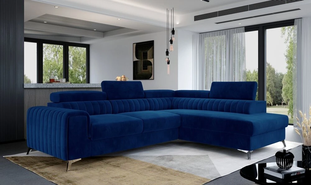 York corner sofa bed with storage K09