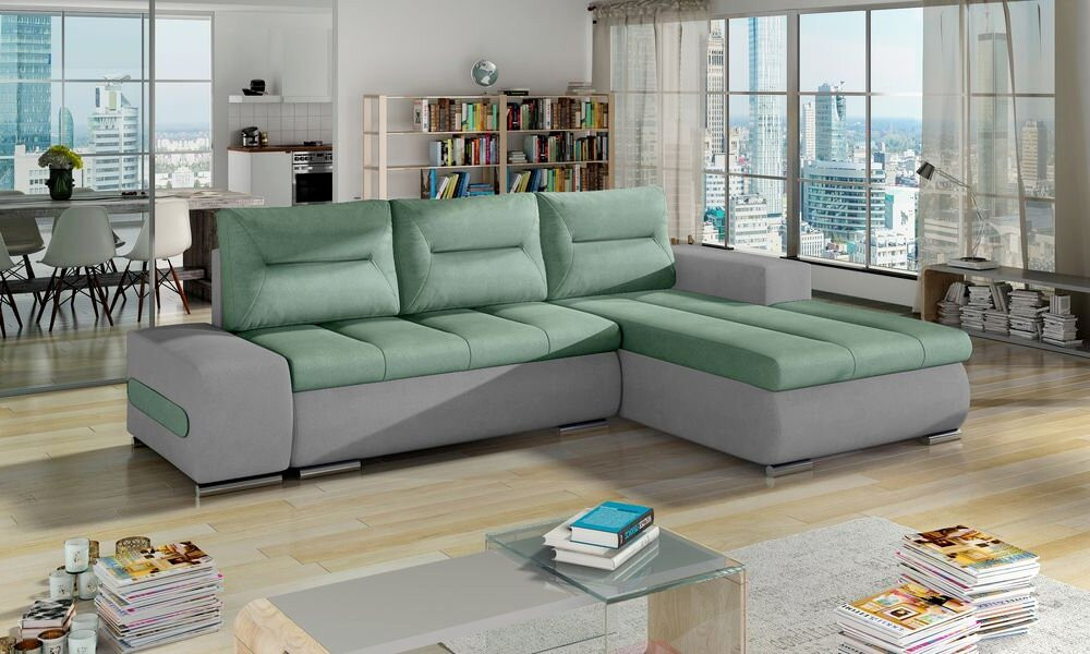Luton corner sofa bed with storage S34/S83